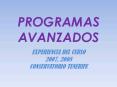 PROGRAMAS AVANZADOS