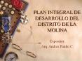 PLAN INTEGRAL DE DESARROLLO DEL DISTRITO DE LA MOLINA