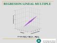 REGRESION LINEAL MULTIPLE