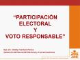 JURADO NACIONAL DE ELECCIONES LOS DELITOS ELECTORALES EN LA LEGISLACION PERUANA