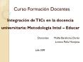 Curso Formacin Docentes