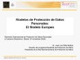 Modelos de Proteccin de Datos Personales: El Modelo Europeo