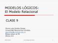 MODELOS LGICOS: El Modelo Relacional