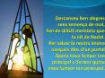 Descanseu ben alegres sens temena de mal, Fen de JESS memria que la nit de Nadal' Per salvar la nost