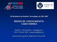 XII Seminario de Gestin Tecnolgica ALTEC 2007 REDES DE CONOCIMIENTO: CASO INNRED