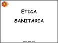 ETICA SANITARIA