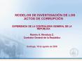 MODELOS DE INVESTIGACIN DE LOS ACTOS DE CORRUPCIN