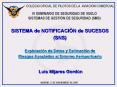 SISTEMA de NOTIFICACIN de SUCESOS