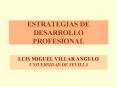 ESTRATEGIAS DE DESARROLLO PROFESIONAL