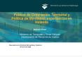 Poltica de Ordenacin Territorial y Poltica de Movilidad: experiencias en Holanda