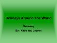 Holidays Around The World