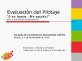 Evaluacin del Pilotaje A no fumar, Me apunto para la prevencin del tabaquismo'