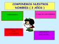 COMPONEMOS NUESTROS NOMBRES 3 AOS