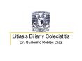 Litiasis Biliar y Colecistitis