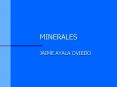 MINERALES
