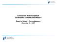 Concession Redevelopment Los Angeles International Airport Board of Airport Commissioners December 2