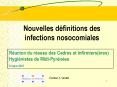 Nouvelles dfinitions des infections nosocomiales