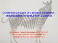 Contention chimique des animaux dangereux : tlanesthsie en intervention durgence