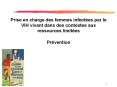 Prise en charge des femmes infectes par le VIH vivant dans des contextes aux ressources limites Prve