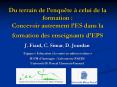 Du terrain de lenqute celui de la formation : Concevoir autrement lES dans la formation des enseigna