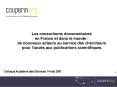 Les consortiums documentaires en France et dans le monde : de nouveaux acteurs au service des cherch