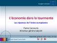 Lconomie dans la tourmente