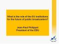 What is the role of the EU institutions for the future of public broadcasters JeanPaul Philippot Pre