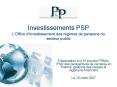 Investissements PSP L'Office d'investissement des rgimes de pensions du secteur public