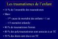 Les traumatismes de l