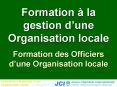 Formation la gestion dune Organisation locale
