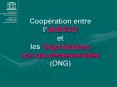 Coopration entre lUNESCO et les Organisations non gouvernementales ONG