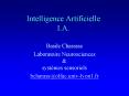 Intelligence Artificielle I'A'