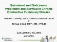 Salmeterol and Fluticasone Propionate and Survival in Chronic Obstructive Pulmonary Disease Peter M'