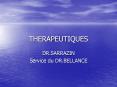 THERAPEUTIQUES