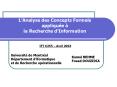 LAnalyse des Concepts Formels applique la Recherche dInformation