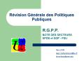 Rvision Gnrale des Politiques Publiques
