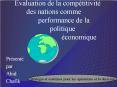 valuation de la comptitivit des nations comme performance de la politique conomique
