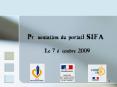 Prsentation du portail SIFA