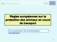 TRANSPORTS des ANIMAUX