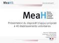Prsentation du dispositif dappui propos 40 tablissements volontaires