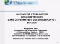LA PLACE DE LEVALUATION