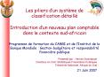 Les piliers dun systme de classification dtaill Introduction dun nouveau plan comptable dans le cont