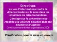 Directives en vue dinterventions contre la violence base sur le sexe dans les situations de crise hu