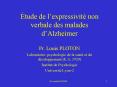 tude de lexpressivit non verbale des malades dAlzheimer