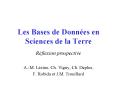 Les Bases de Donnes en Sciences de la Terre
