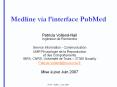 Medline via linterface PubMed