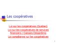 Les coopratives