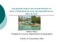 Les grands enjeux environnementaux et leurs consquences pour les populations en Asie du Sud