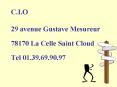 C'I'O 29 avenue Gustave Mesureur 78170 La Celle Saint Cloud Tel 01'39'69'90'97