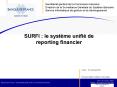 SURFI : le systme unifi de reporting financier